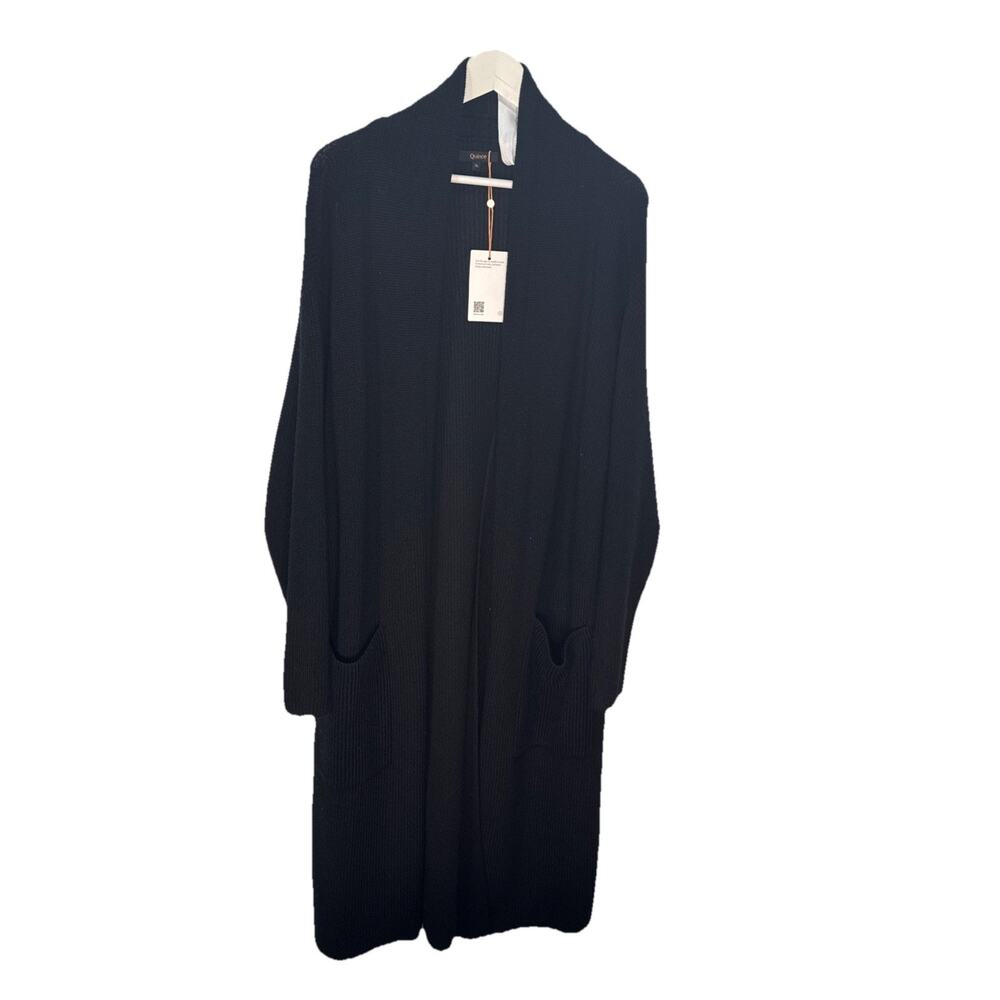 NWT Quince Women's Australian Merino Wool Duster Cardigan Size XL - Picture 2 of 8